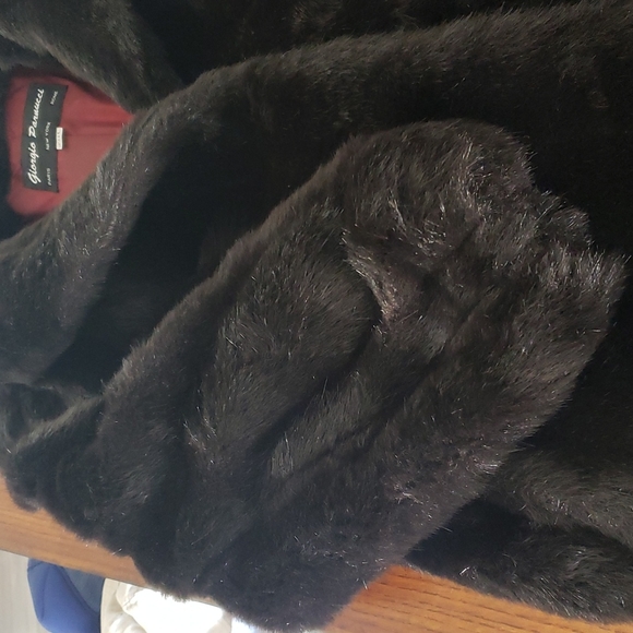 vintage Giorgio Parnucci faux fur coat sz 2x Made in USA - Picture 3 of 11